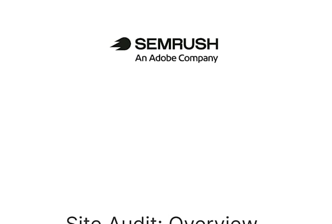 do semrush SEO audit report and complete site audit